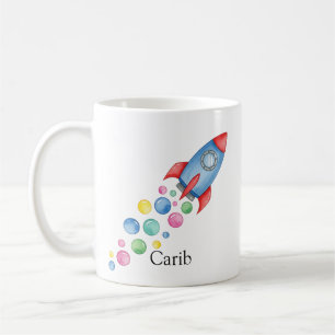 Mug Space Rocket Cute Fun Cadeau Personnalisé avec le 