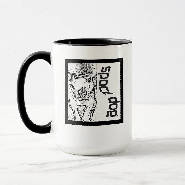 Mug. SpaceDog. Mug (Left)