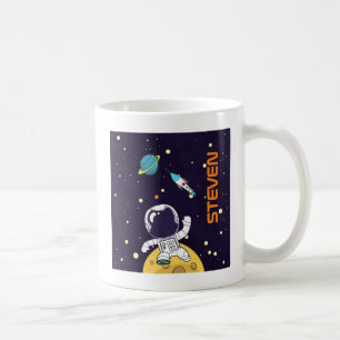 Mug Spaceman Explorant L'Espace