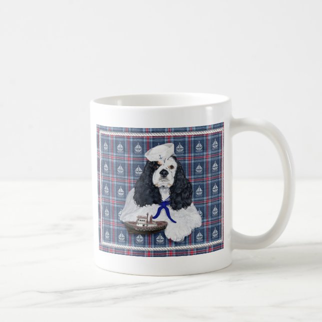 Mug Spaniel Cocker Américain Marin (Droite)
