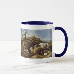 Mug: Spaniels Stalking Rabbits in the Dunes Mug