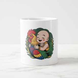 Mug Specialty   Chloe Bébé Embrasse Le Coq