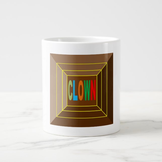 Mug Specialty  Jumbo blanche  CLOWN  CHOCOLAT (Front)