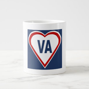 Mug Specialty Jumbo blanche LOVE VIRGINIA