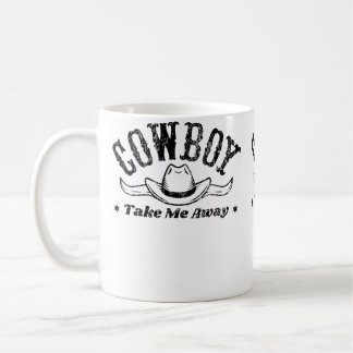 Mug Spectacle de Rodéo Cowboy Emmène-Moi Loin Pour Wes