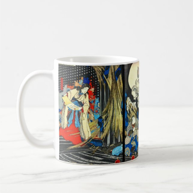 Mug Spectre 1844 de princesse et de squelette de (Gauche)