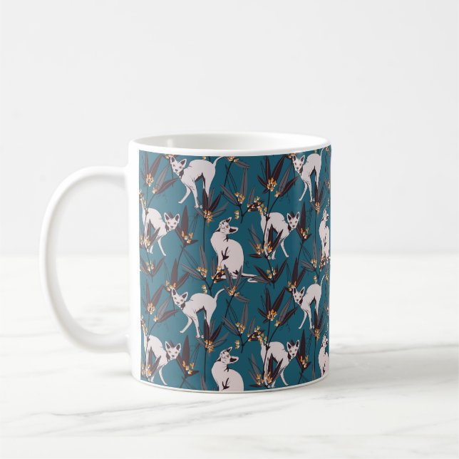Mug sphynx chat drôle enfants motif (Gauche)