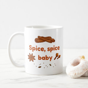 Mug Spice baby Cinnamon Star Anise Autumn Citation cad
