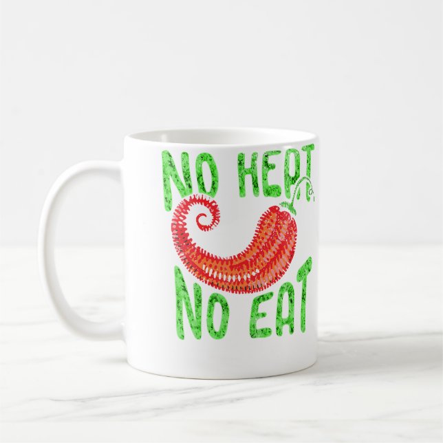Mug Spicy Chili Scoville Pepper No Heat No Eat (Gauche)