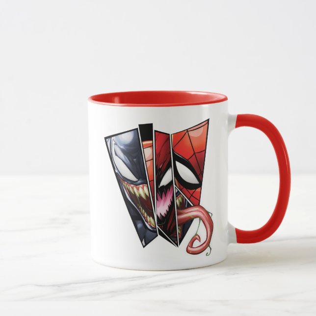 Mug Spider-Man | Vénom, Carnage et découpe Spider-Man (Droite)