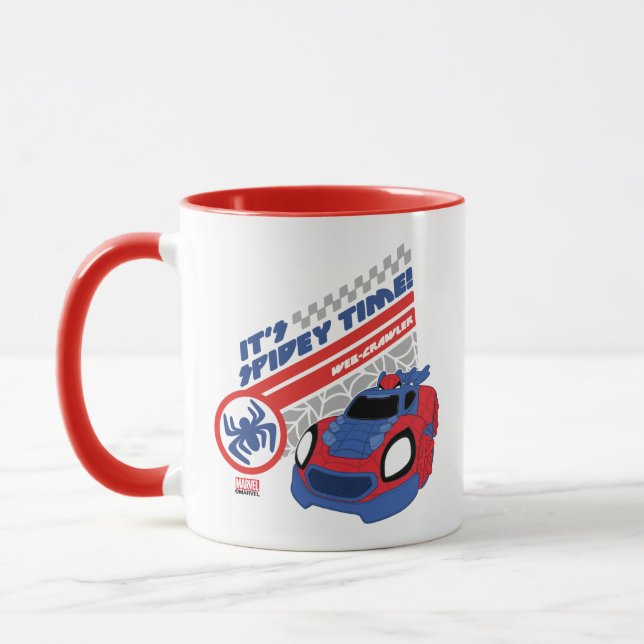 Mug Spidey Conduisant Son Web-Crawler (Gauche)
