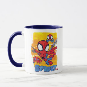 Mug Spidey et TRACE-E Spidey Swing City Sketch