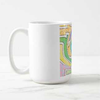 Mug Spiral Caught in Colorful Maze