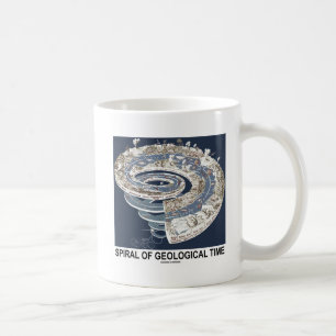Mug Spirale du temps géologique Histoire de la Terre 