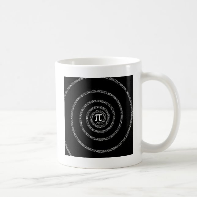 Mug Spirale pour pi sur le style noir (Droite)