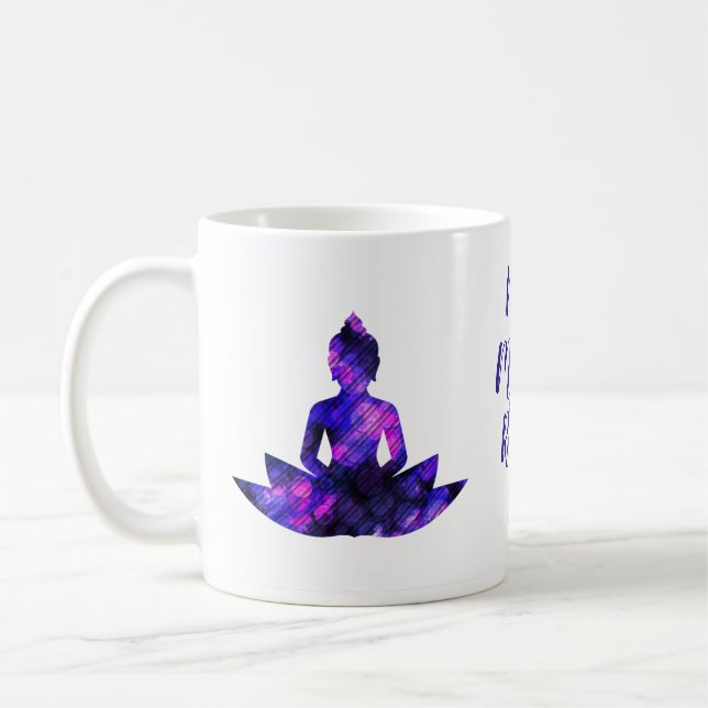 Mug Spirituelle Violet Lotus Yoga Nam Myoho Renge Kyo (Gauche)