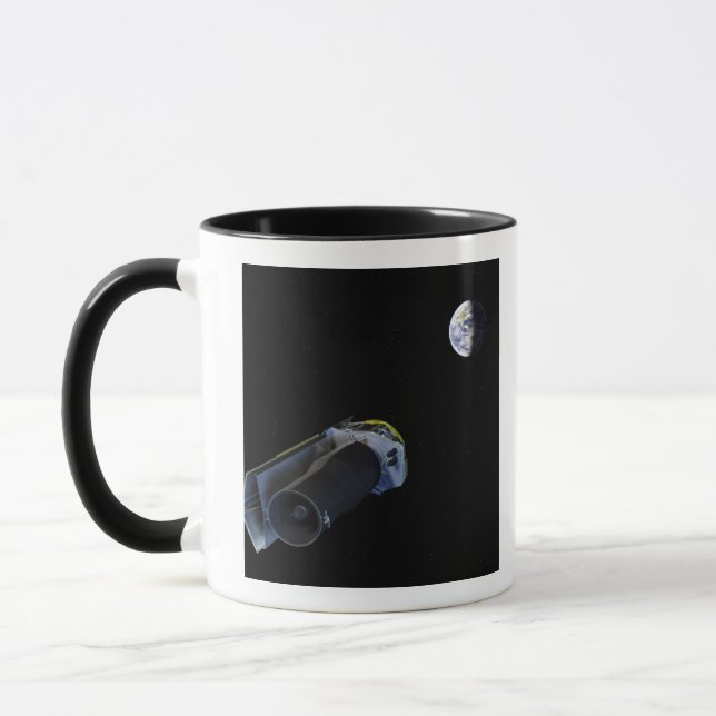 Mug Spitzer pointe son antenne à gain élevé (Gauche)