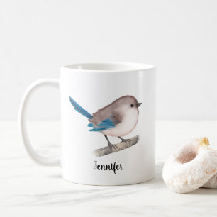 Mug Splendid Fairy Wren Bird on Branch