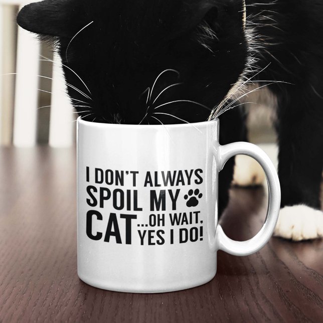 Mug Spoil mon chat (Spoil My Cat Coffee Mug)