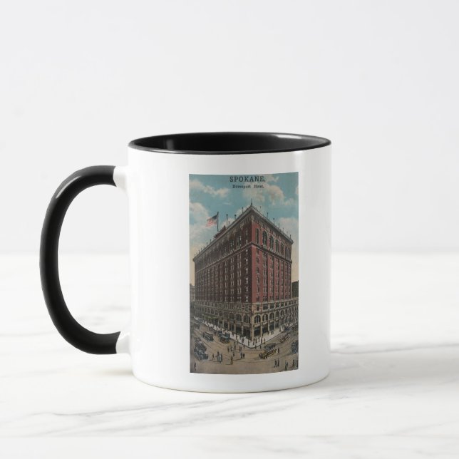 Mug Spokane, WA - Vue de l'hôtel Davenport (Gauche)