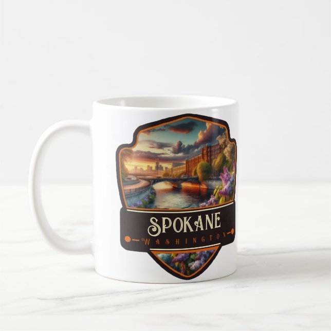 Mug Spokane, Washington| Vintage (Gauche)
