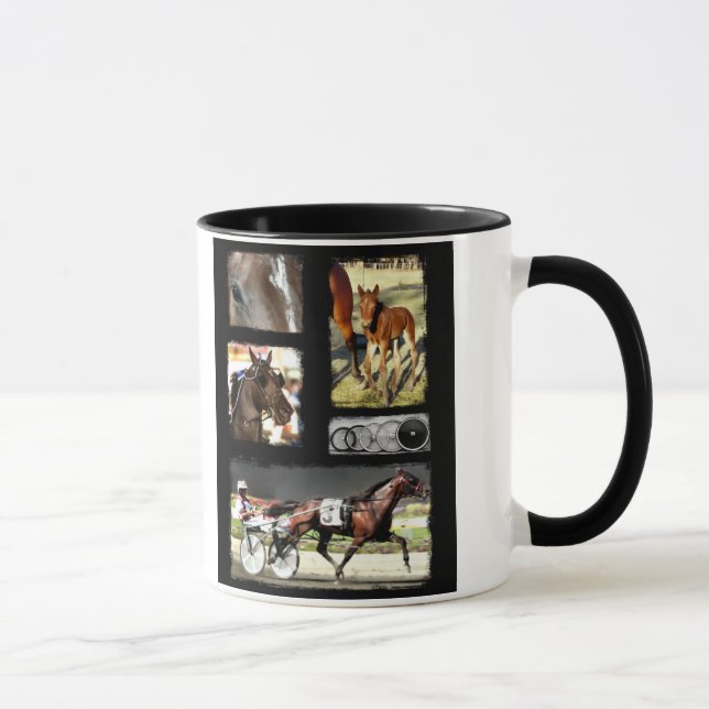 Mug Sport de course d'attelages (Droite)
