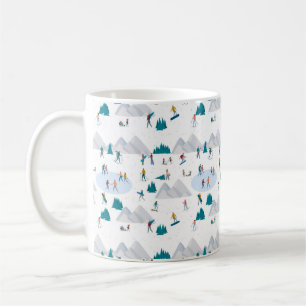 Mug Sports d'hiver Vacances Motif
