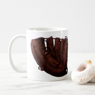 Mug Sports Vintage, Gant de Baseball en Cuir Antique