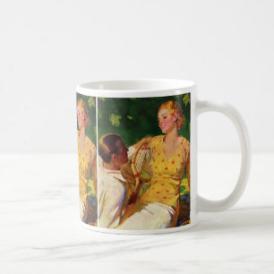 Mug Sports vintages Tennis, Amour et Romance