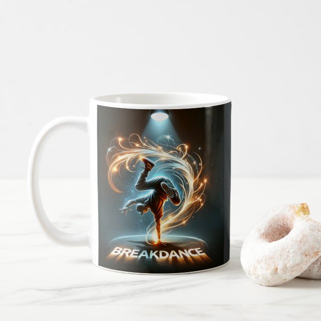 Mug "Spotlight Groove" - ​ ​ dansant sous les projecte (Avec donut)