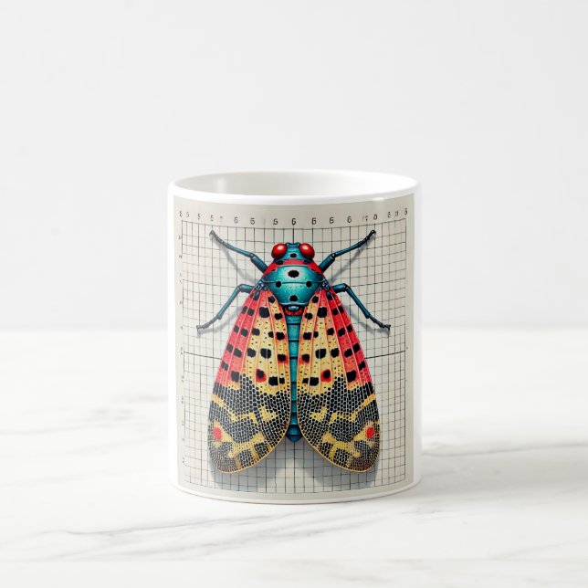 Mug Spotted Lanternfly 300724IREF206 - Watercolor (Centre)