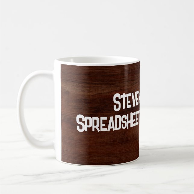Mug Spreadsheet Expert - fun, nouveauté (Gauche)