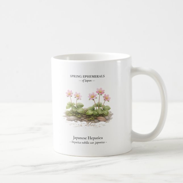 Mug Spring Ephemerals of Japan – Japanese Hepatica (Droite)
