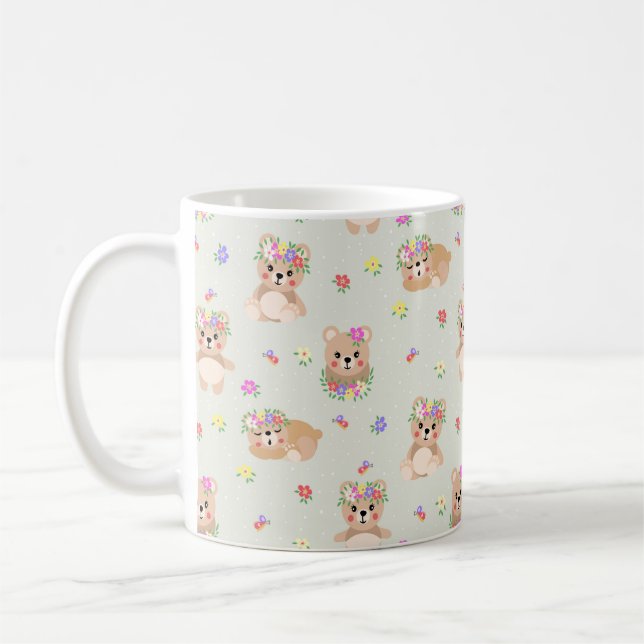 Mug Spring teddy bear (Gauche)