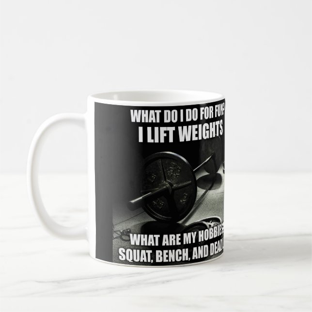 Mug Squat, Banc, Deadlift - Motivation (Gauche)