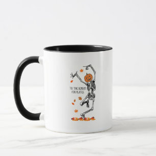 Mug Squelette C'Est La Saison Pour Pilates Méditation 