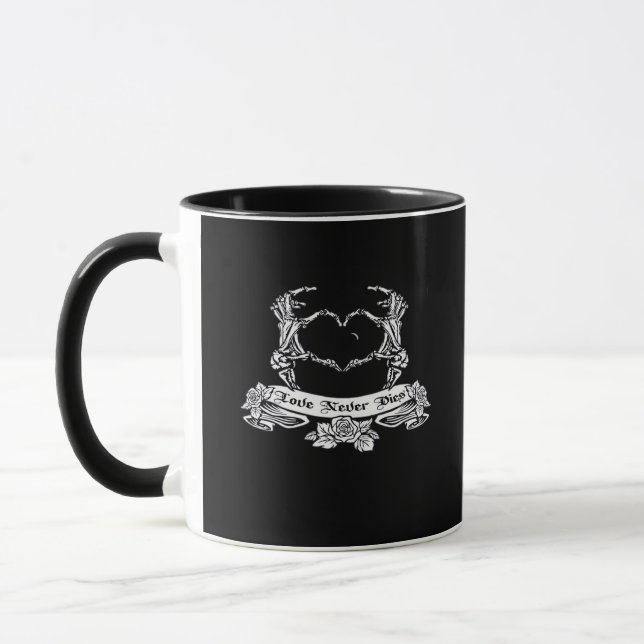 Mug Squelette Conception manuelle (Gauche)