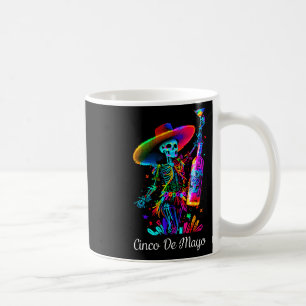 Mug Squelette de Cinco De Mayo Crâne de Sucre Coloré T