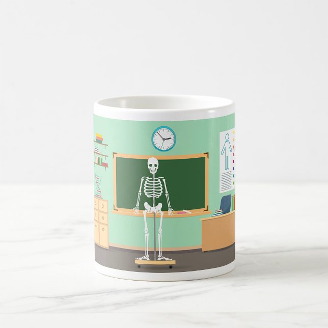 Mug Squelette de cours de science (Créateur téléchargé)