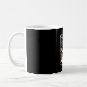 Mug Squelette de Dame aux Chats Tarot Floral Gothique