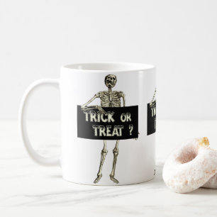 Mug Squelette de Halloween vintage pour Trick or Treat