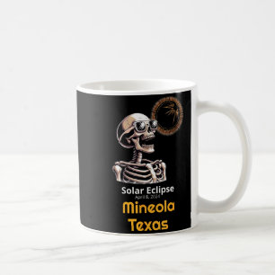 Mug Squelette de T-Shirt Drôle Éclipse Solaire Mineola