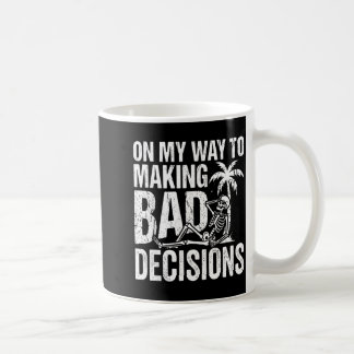 Mug Squelette drôle sur le chemin de la prise de mauva