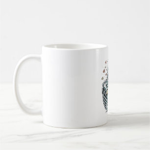 Mug Squelette enlaçant un berger allemand � Unique got