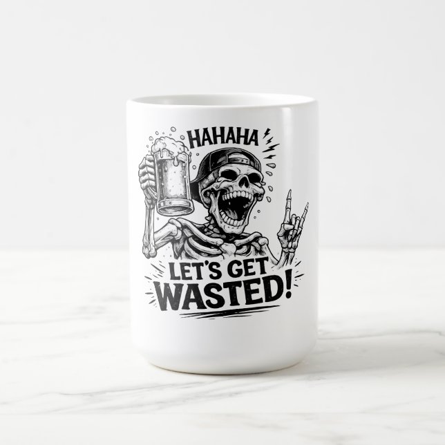 Mug Squelette : Faisons la Fête (Centre)