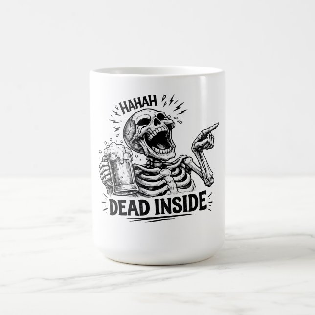 Mug Squelette Haha Mort à l'Intérieur (Centre)