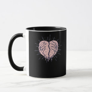 Mug Squelette Main Avec Coeur Classique