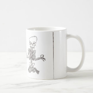 Mug squelette méditant