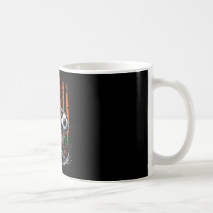Mug Squelette Rétro Jouant au Football Drapeau Usa Épo