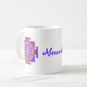 Mug Sri Yantra - Symbole hindouiste Design 1